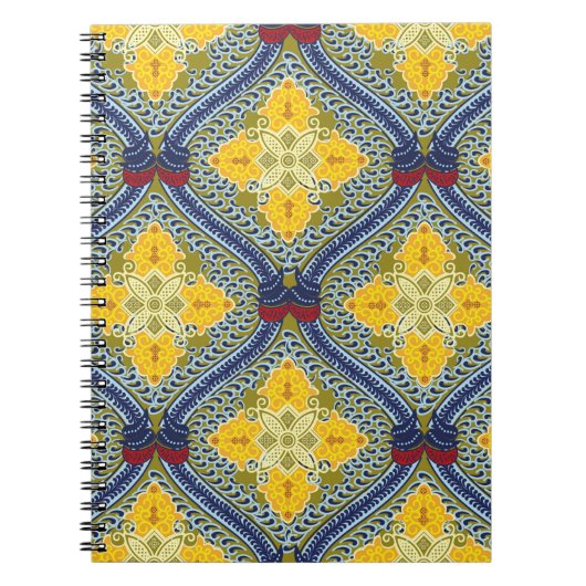 ろうけつ染めインドネシア：ワックス・レジスト染料の技術 ノートブック (正面)