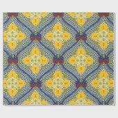 ろうけつ染めインドネシア：ワックス・レジスト染料の技術 ラッピングペーパー (フラット)