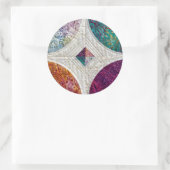 ろうけつ染めキルトシール ラウンドシール (バッグ)