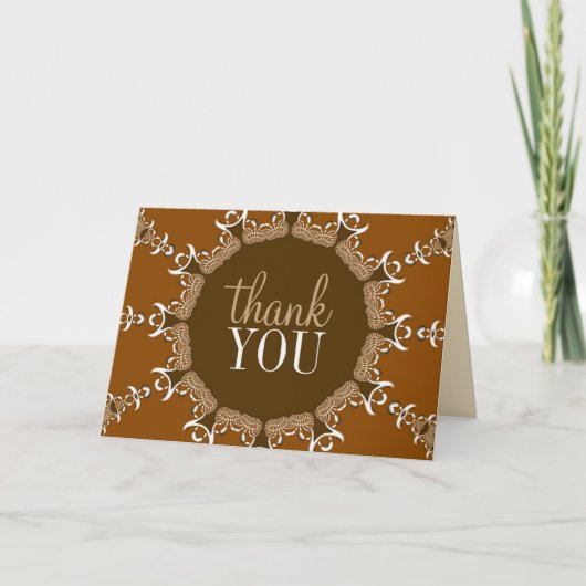 ろうけつ染めジャワはGracias Merci Dankeカード感謝していしています サンキューカード (正面)