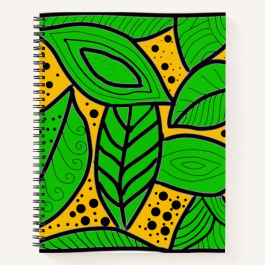 ろうけつ染めテンバカウブックス ノートブック (正面)