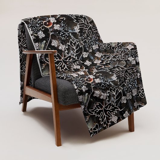 ろうけつ染めトルミチレボンフリースブランケット フリースブランケット