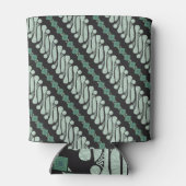 ろうけつ染めパランジョグジャカルタモダン：フローラパターン 缶クーラー (裏面)