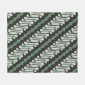 ろうけつ染めパランジョグジャカルタ、さまざまなパタモダンーン フリースブランケット (正面(横))