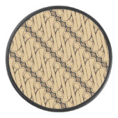 ろうけつ染めパラン、インドネシアパターン、ジャワ語、民族 アイスホッケーパック (正面)