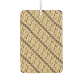 ろうけつ染めパラン、インドネシアパターン、ジャワ語、民族 カーエアーフレッシュナー (正面)