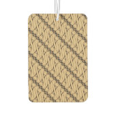 ろうけつ染めパラン、インドネシアパターン、ジャワ語、民族 カーエアーフレッシュナー (裏面)