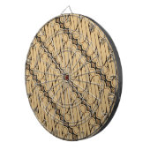 ろうけつ染めパラン、インドネシアパターン、ジャワ語、民族 ダーツボード (正面右)