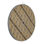 ろうけつ染めパラン、インドネシアパターン、ジャワ語、民族 ダーツボード (正面左)