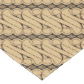 ろうけつ染めパラン、インドネシアパターン、ジャワ語、民族 テーブルクロス (アングル)