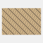 ろうけつ染めパラン、インドネシアパターン、ジャワ語、民族 ラッピングペーパーシート (正面2)