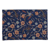 ろうけつ染めフローラ植物 枕カバー (正面右)