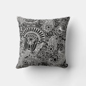 ろうけつ染めモチーフ クッション (裏面)