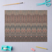 ろうけつ染め抽象芸術ボホサウスウエスト秋オータム 薄葉紙 (クラフト)