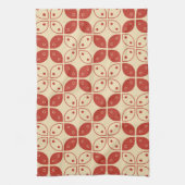 ろうけつ染め河東，インドネシアの模様，ジャワ語，民族 キッチンタオル (縦)