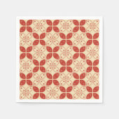 ろうけつ染め河東，インドネシアの模様，ジャワ語，民族 スタンダードカクテルナプキン (正面)