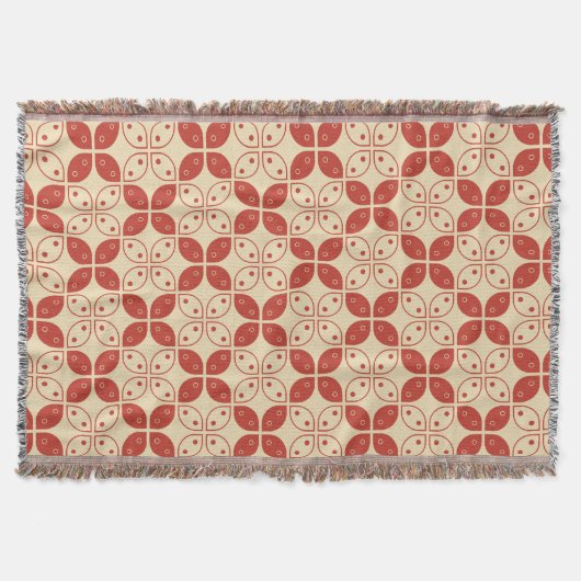 ろうけつ染め河東，インドネシアの模様，ジャワ語，民族 スローブランケット (正面)