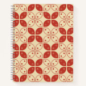 ろうけつ染め河東，インドネシアの模様，ジャワ語，民族 ノートブック (正面)