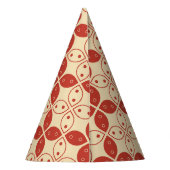 ろうけつ染め河東，インドネシアの模様，ジャワ語，民族 パーティーハット (裏面)