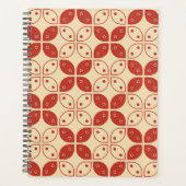 ろうけつ染め河東，インドネシアの模様，ジャワ語，民族 プランナー手帳 (正面)