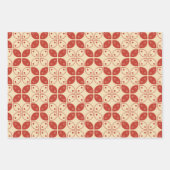 ろうけつ染め河東，インドネシアの模様，ジャワ語，民族 ラッピングペーパーシート (正面2)