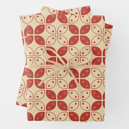 ろうけつ染め河東，インドネシアの模様，ジャワ語，民族 ラッピングペーパーシート (インサイチュ)