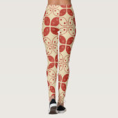 ろうけつ染め河東，インドネシアの模様，ジャワ語，民族 レギンス (裏面)