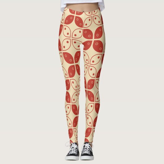 ろうけつ染め河東，インドネシアの模様，ジャワ語，民族 レギンス (正面)