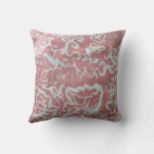 ろうけつ染め絵画のBohoファイバーアートピロー クッション (裏面)