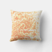 ろうけつ染め絵画のBohoファイバーアートピロー クッション (裏面)