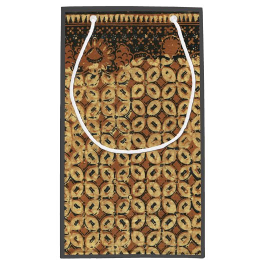 ろうけつ染め自然コーヒー豆エレガント耐久素朴性 スモールペーパーバッグ (裏面)