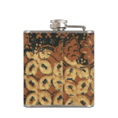 ろうけつ染め自然コーヒー豆エレガント耐久素朴性 フラスク (裏面)