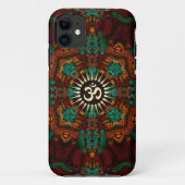 ろうけつ染め自然金ゴールドオウムiPhone 5ケース – メイト Case-Mate iPhoneケース (裏面)