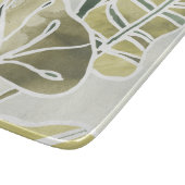 ろうけつ染め葉 カッティングボード (角)