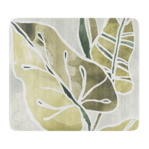 ろうけつ染め葉 カッティングボード