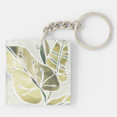 ろうけつ染め葉 キーホルダー (裏面)