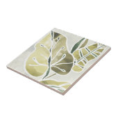 ろうけつ染め葉 タイル (側面)