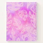 ろうけつ染めMonstera Bullet Journal / Lined Notebook ノートブック (裏面)