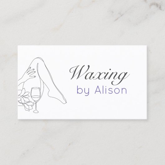 ろうす女性体手描き 名刺 (正面)