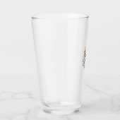 ろうそくがともっている３つのドクロ タンブラーグラス (右)
