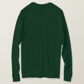 ろうそくが燃えている三つのドクロ Tシャツ (デザイン裏面)