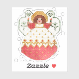 ろうそくつき天使 シール