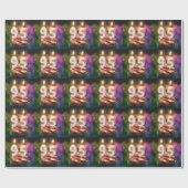 ろうそくつき95歳の誕生日 ラッピングペーパー (フラット)