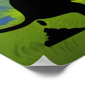 ろうそくではうんこは消臭できない ポスター (角)