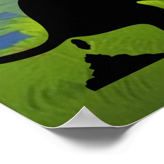 ろうそくではうんこは消臭できない ポスター (角)