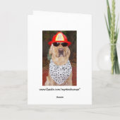 ろうそくに火を付ける カード (裏面)