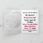 ろうそくに火を付ける 招待状 (内部)