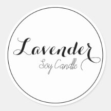 ろうそくのラベル