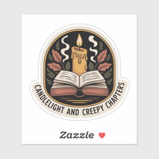 ろうそくの光と不気味な章 シール (シート)