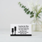 ろうそくの名刺 名刺 (スタンド正面)